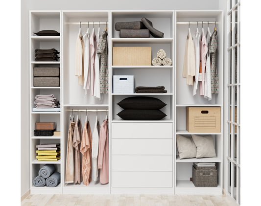 ארון אחסון רחב בעיצוב מודרני – רוחב 240 ס"מ דגם רומי Z102