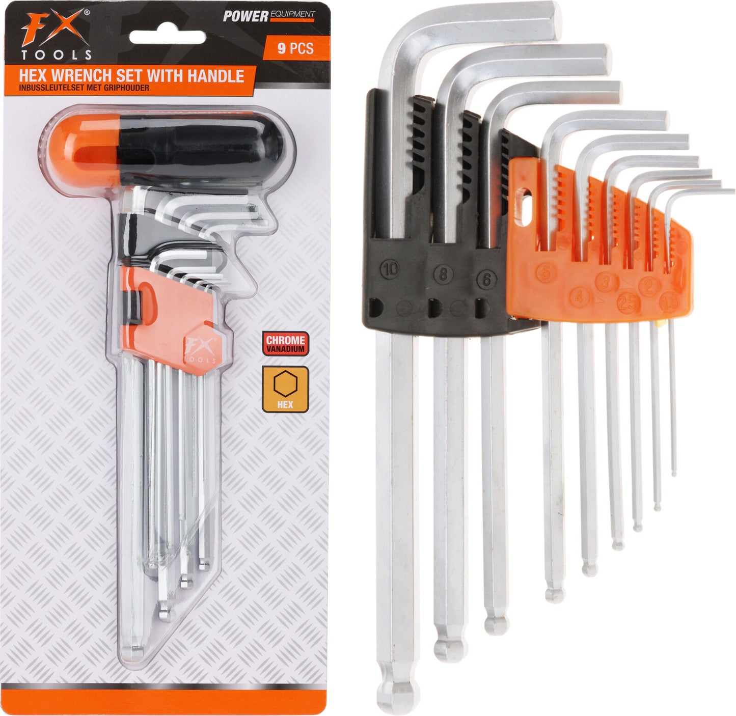 סט מפתחות אלן 9 יחידות CR-V