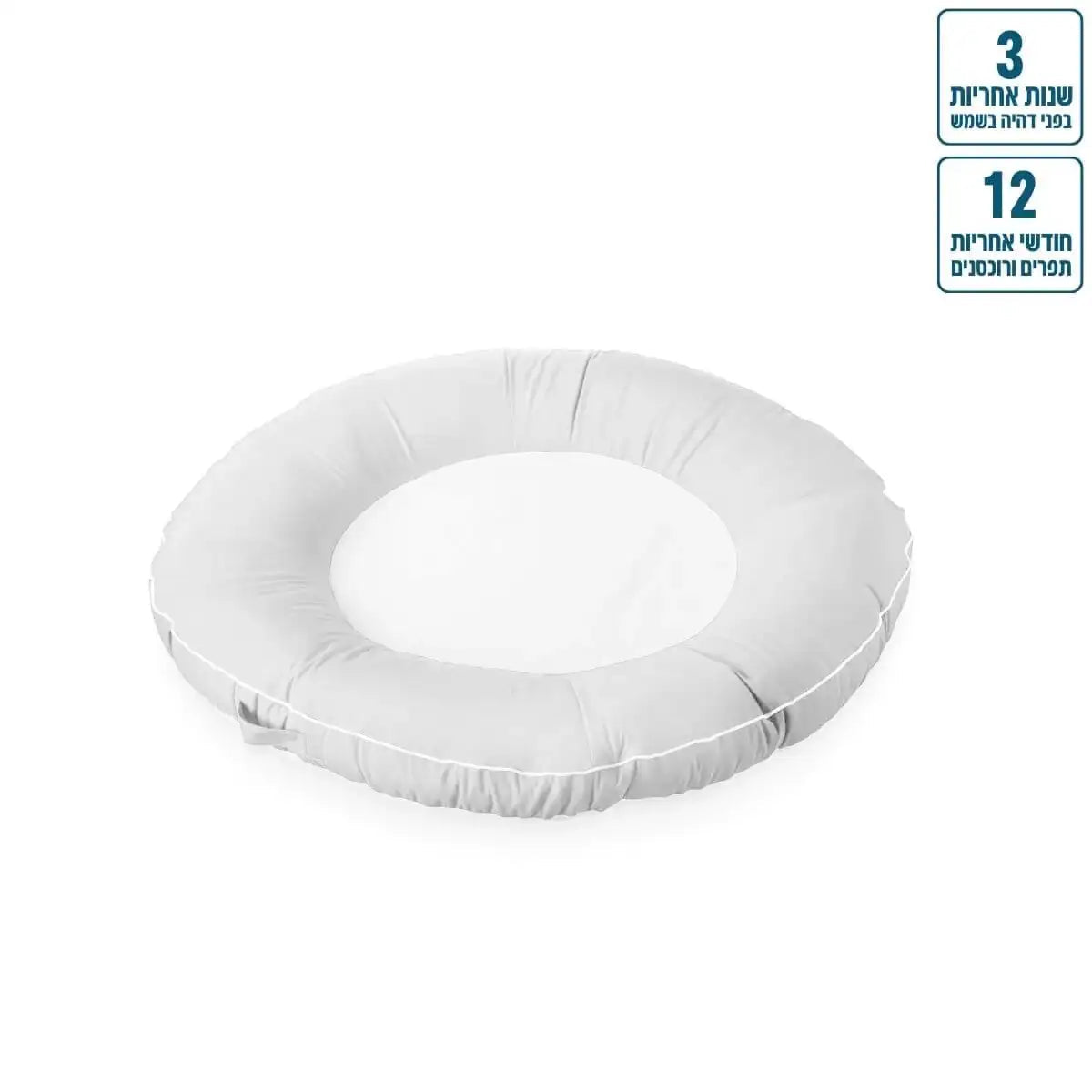 אבוב יחיד צף לבריכה Ø130 צבע לבן