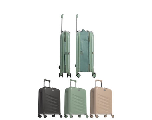 FLEX MONO המזוודה המתקפלת הדקה ביותר בעולם 21'' של מותג המזוודות החכמות Rollink צבע שחור