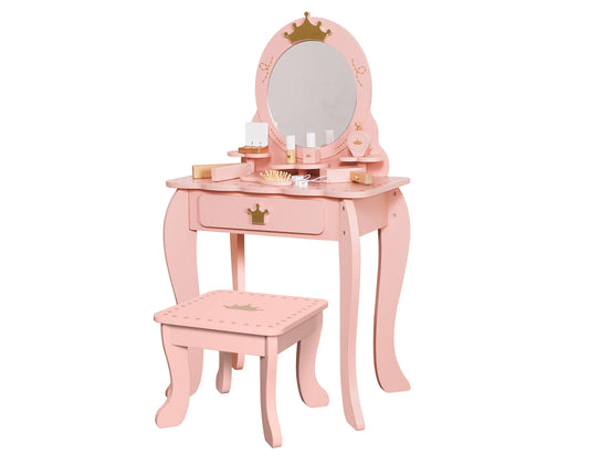 שידת איפור מעץ לילדים דגם דר