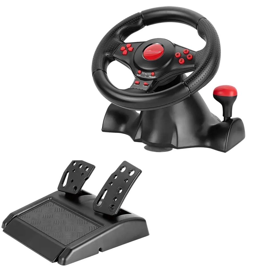 סט הגה מירוצים ודוושות FORCE DRIVE MAX – לחוויית נהיגה מושלמת