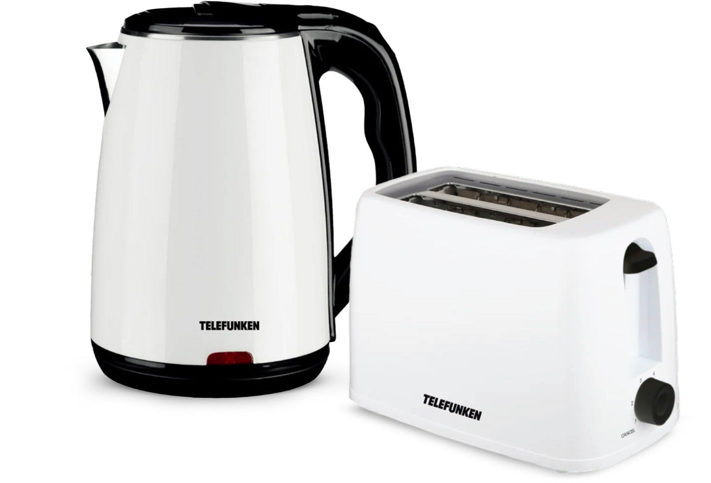 סט קומקום ומצנם לבן דגם TBS1800-W