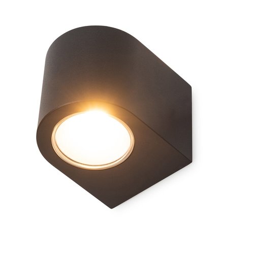 מנורת קיר BILUX UP AND DOWN 2X2.5W גוון צהוב IP54 שחור