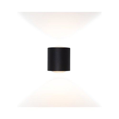 מנורת קיר BILUX UP AND DOWN 2X2.5W גוון צהוב IP54 שחור