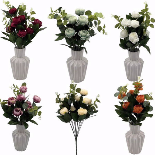 זר נוריות משולב אקליפטוס 50 סמ