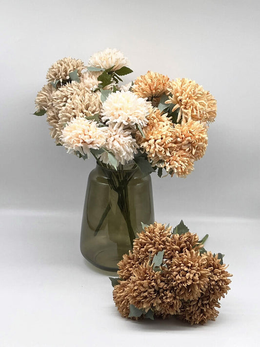 זר חרציות כדורי 50 סמ