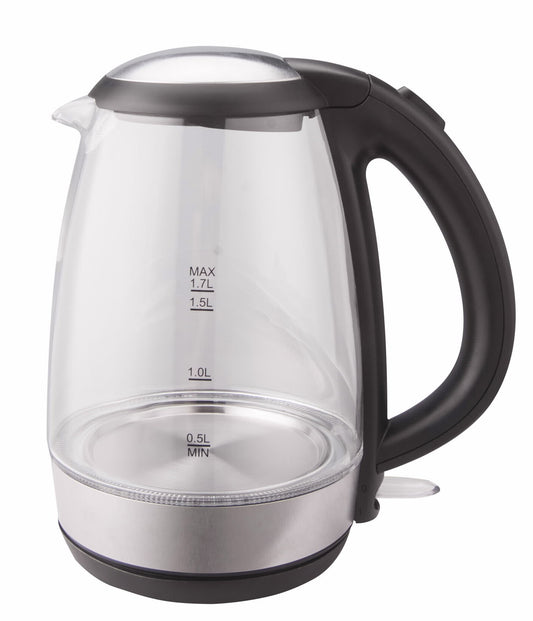 קומקום זכוכית 1.7 ליטר שחור דגם WK150B