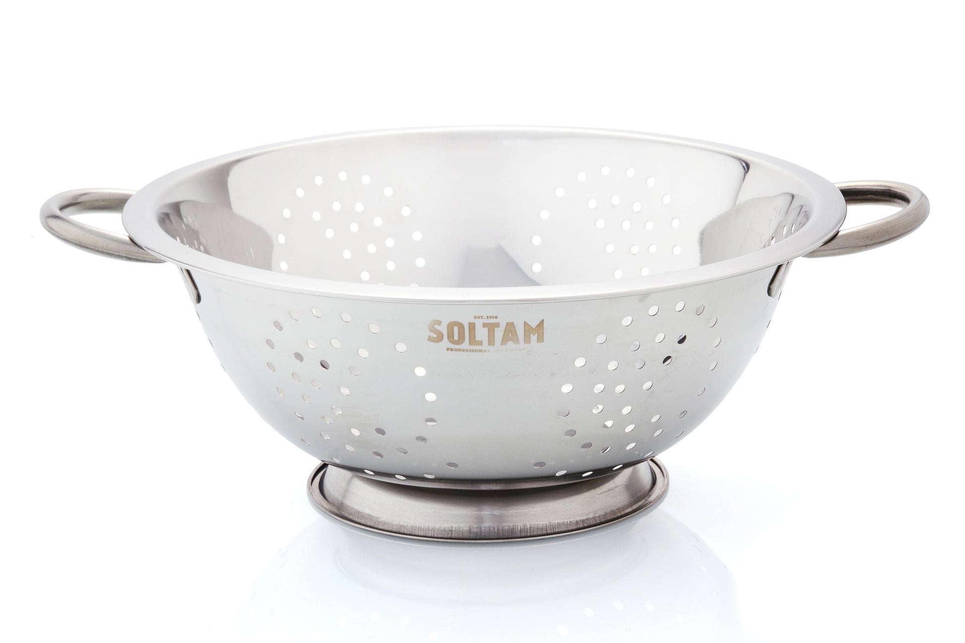 מסננת נירוסטה 28 סמ עם ידיות