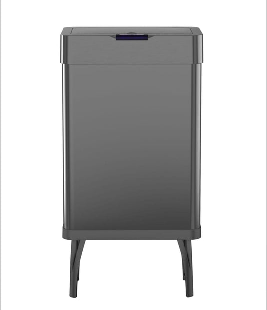 פח מעוצב שחור עם חיישן 50 ליטר