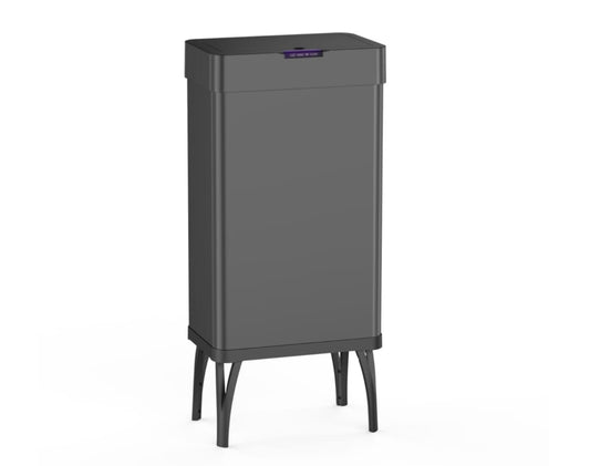 פח אשפה אלקטרוני 70 ליטר מעוצב צבע שחור