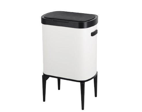 פח טאצ’ 35 ליטר מסדרת TOUCH Collection צבע לבן