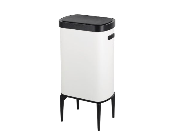 פח טאצ’ 49 ליטר מסדרת TOUCH Collection צבע לבן