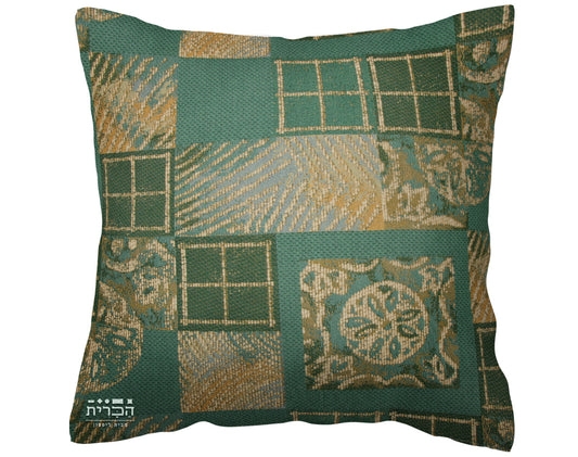 כרית נוי דוגמא ירוקה