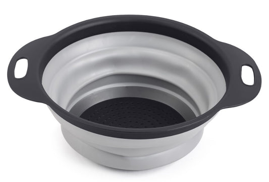 מסננת סיליקון מתקפלת עם ידיות