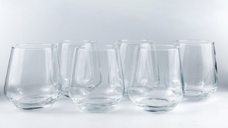 סט 6 כוסות זכוכית 365 מל עדן