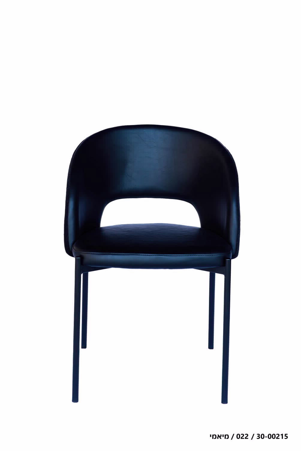 כסא אוכל דגם מיאמי שחור