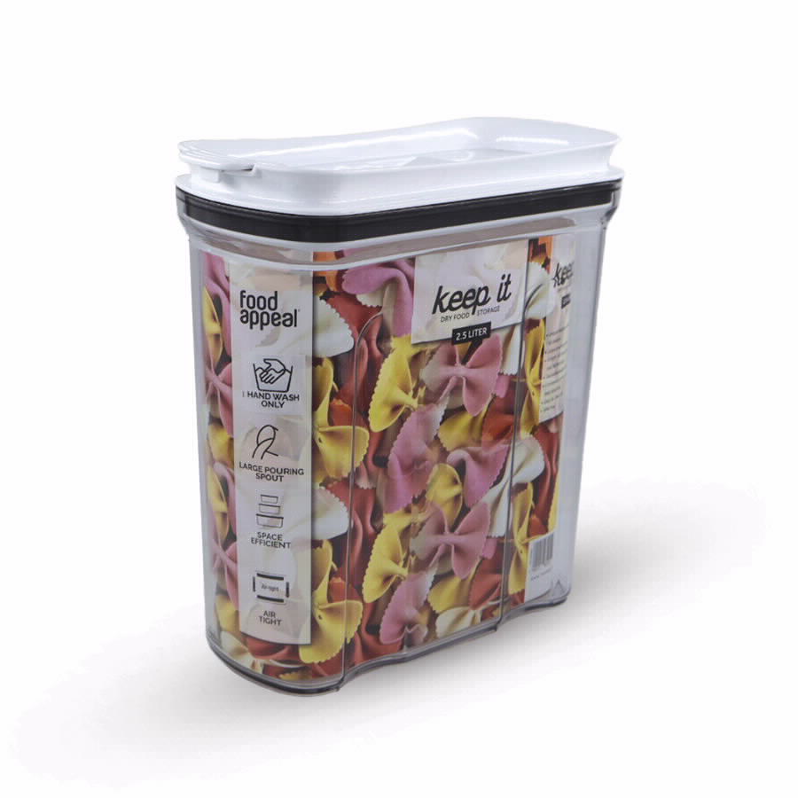 קופסאת אחסון קורנפלקס 2.5 ליטר KEEP IT