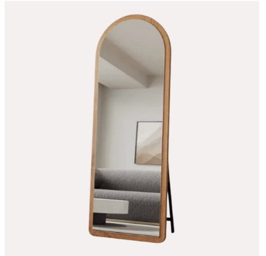 OM106 מראת גוף חצי עגול על רגל 50*160