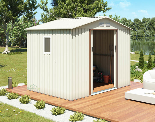 מחסן מתכת פרמיום דגם 2.77X1.91 EverGreen T96