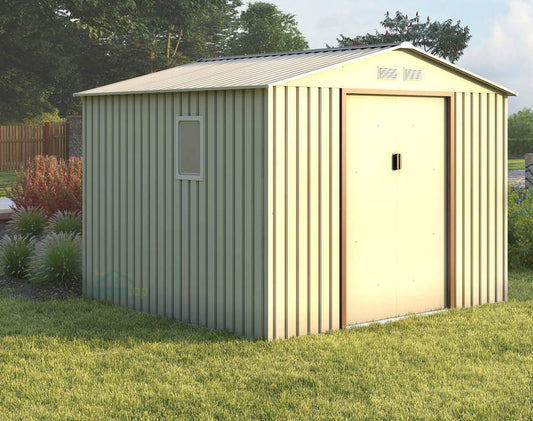 מחסן מתכת פרמיום דגם 2.77X2.55 EverGreen T98