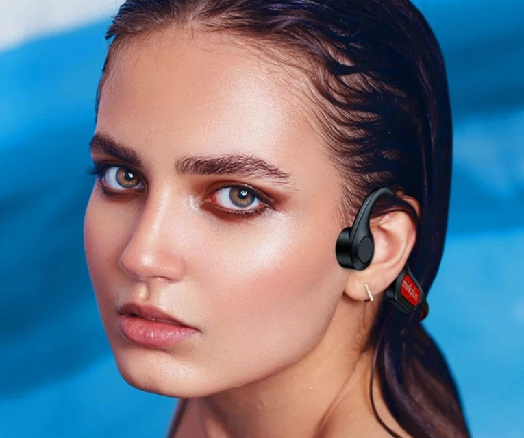 אוזניות ספורט אלחוטיות בטכנולוגיית BONE CONDUCTION עם מיקרופון מובנה ומסנן רעשים איכות שמע גבוהה במיוחד