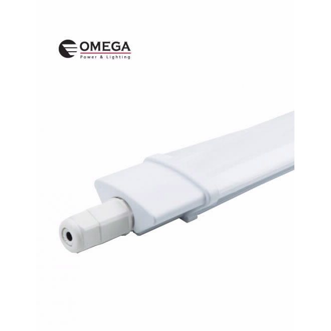 גוף תאורה מוגן מים 1.2M 60W MidiBako כבל+מחבר מהיר אור לבן