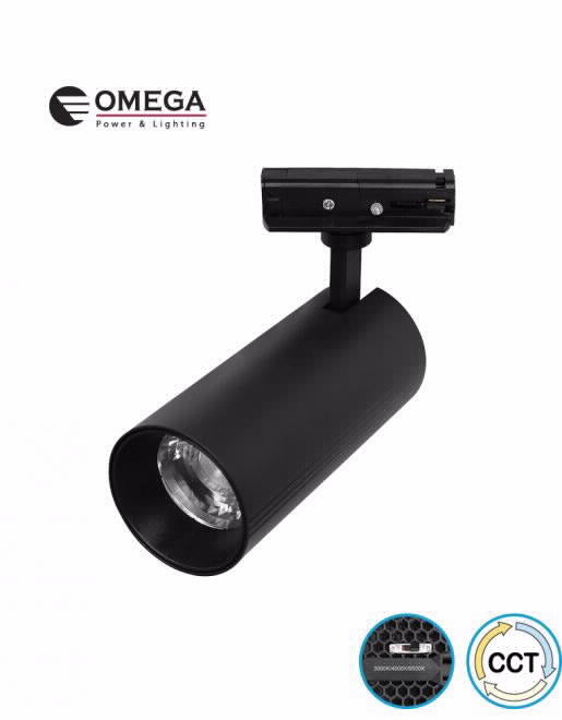 ספוט מתכוון לפס צבירה PIXEL Deco שחור 20W CCT