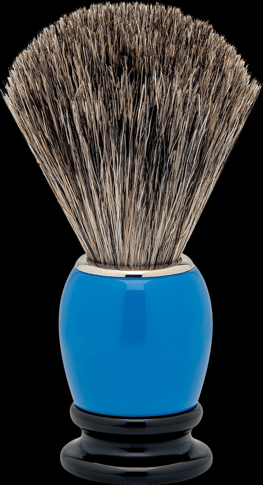 מברשת גילוח טבעית גדולה מבית HK Solingen - צבע כחול