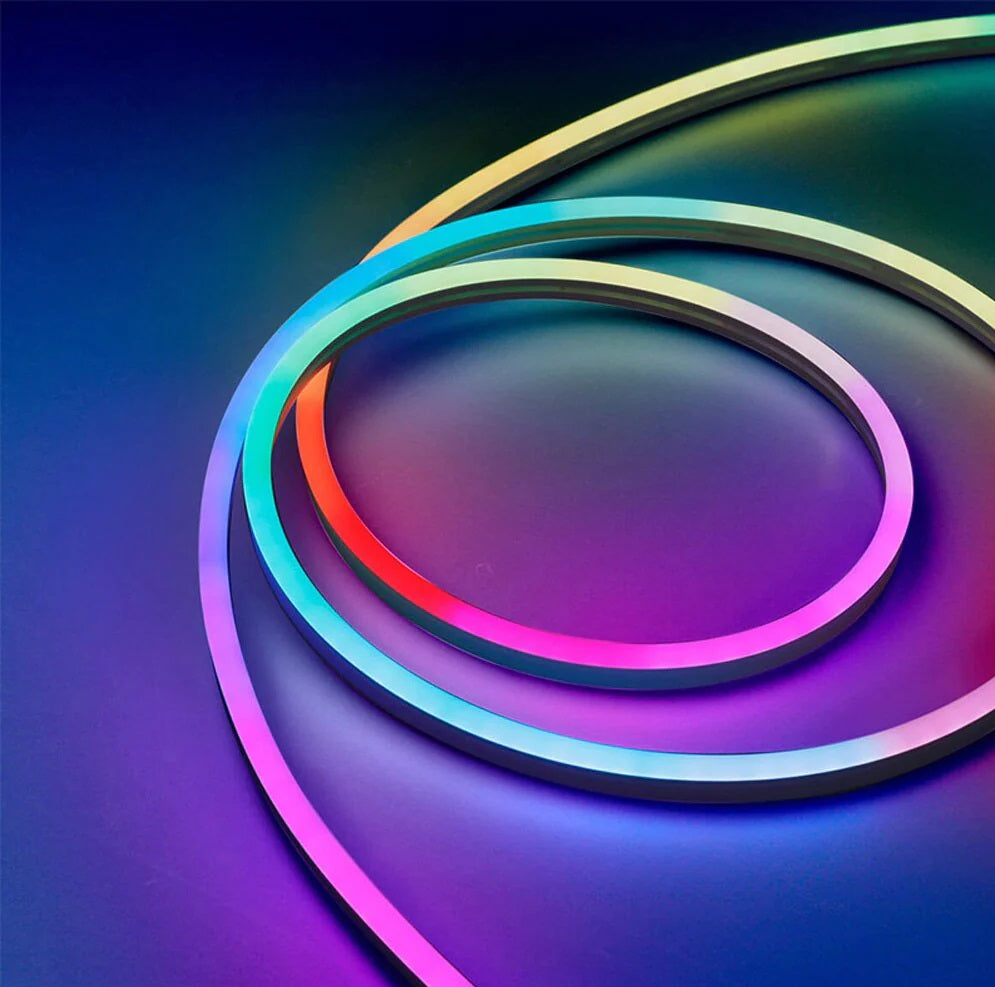 פס לד צבעוני RGB באורך 3 מטרים לתנאי פנים או חוץ כולל אפליקציה לסמארטפון IPHONE ANDROID