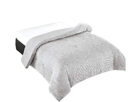 פוך יחיד קורדרוי ANDORRA צבע אפור בהיר