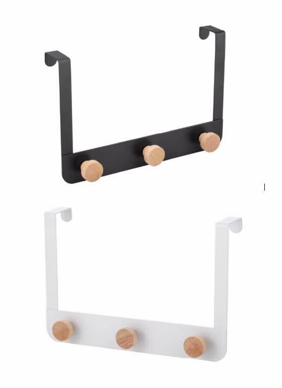 קולב לדלת שלישיה מתכת ובמבוק