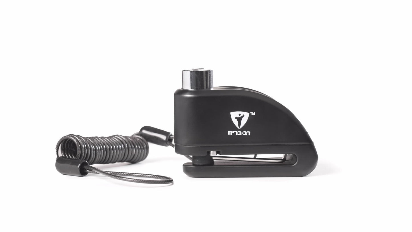 מנעול תזכורת + כבל לאופניים דגם 107+910