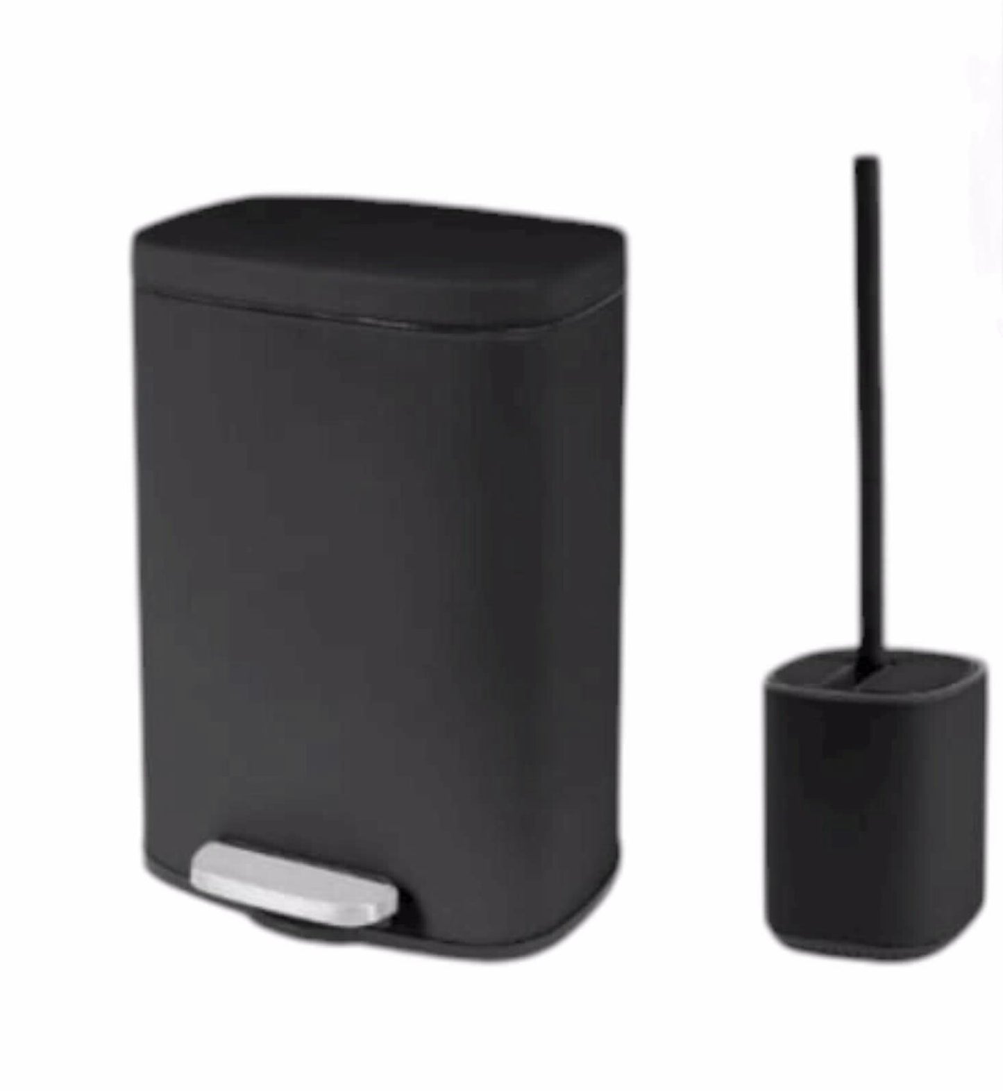 סט מברשת ופח 5 ליטר מלבני שחור