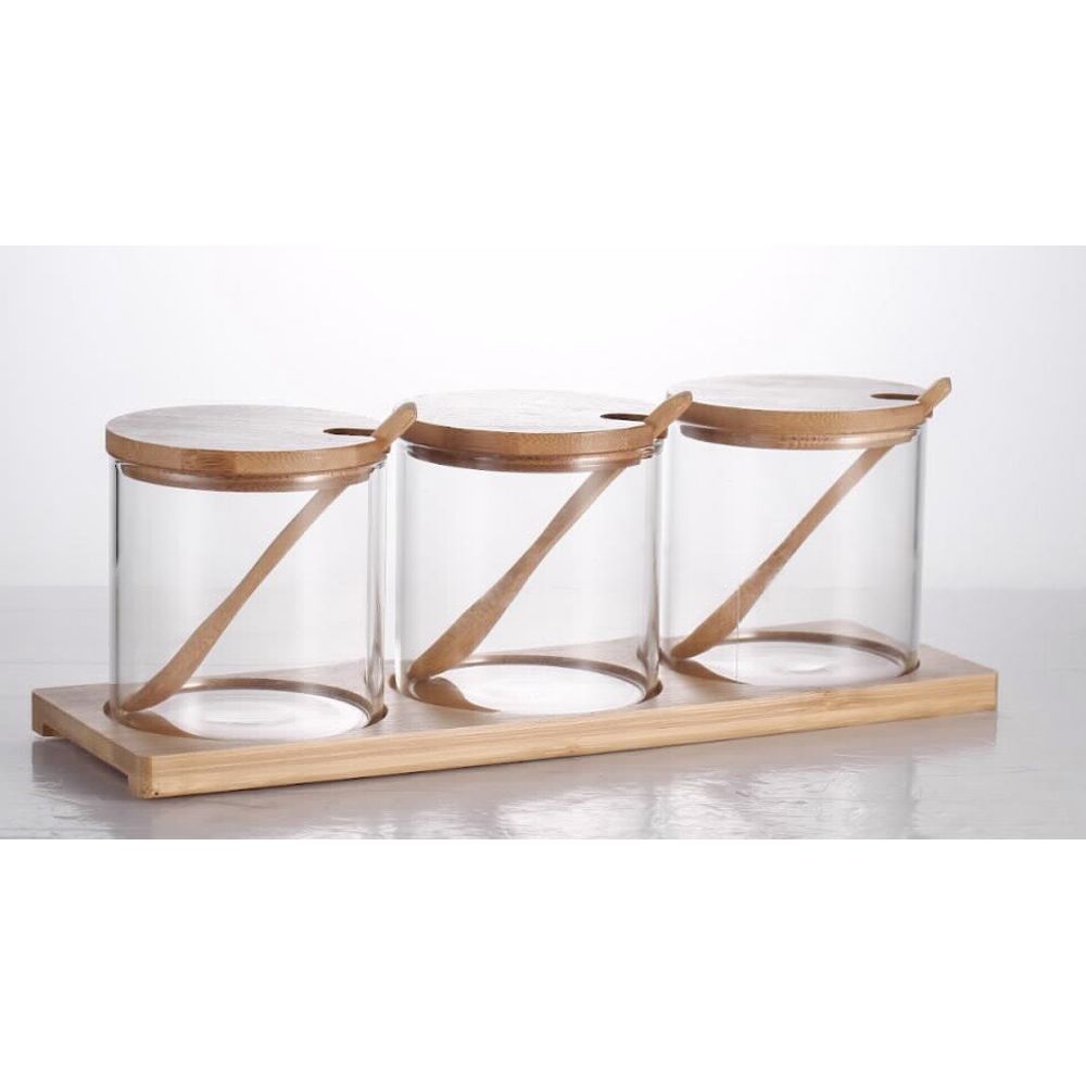 סט קפה+כפיות BAMBOO