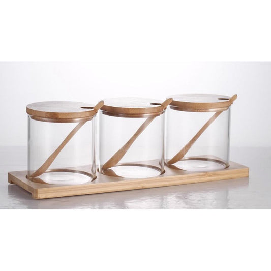 סט קפה+כפיות BAMBOO