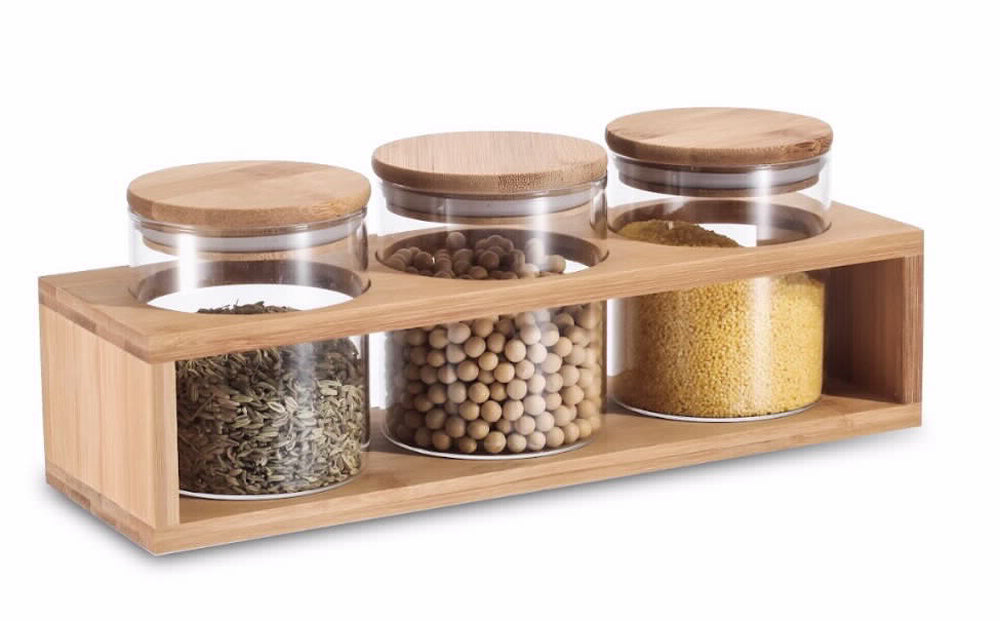 סט קפה במעמד BAMBOO