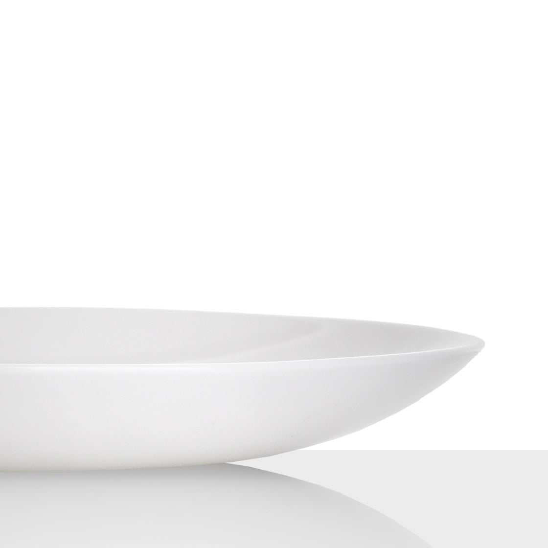 Opal glass צלחת מנה ראשונה 21 סמ זכוכית
