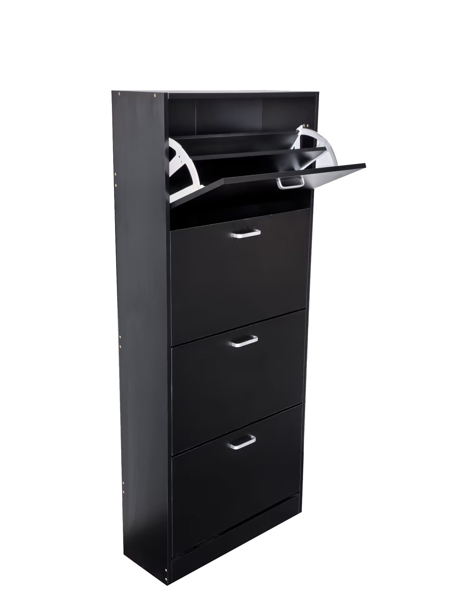 ארון נעליים 4 תאים שחור