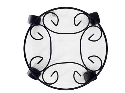 תחתית מתכת מעוצבת 30 ס"מ