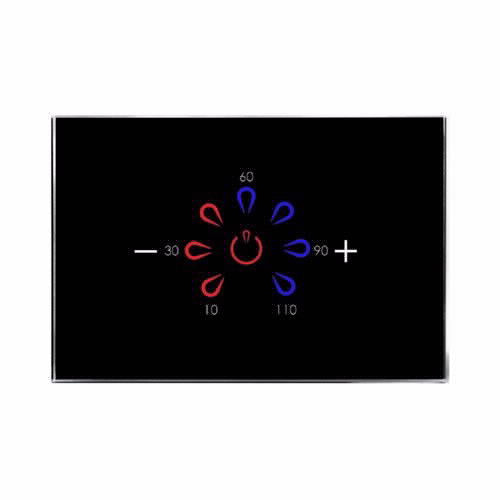 מתג דוד חכם זכוכית שחור WIFI