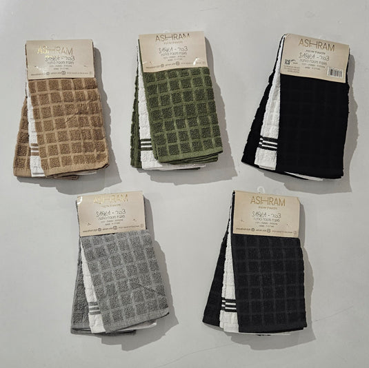 סט 3 מגבות מטבח צבר 60*40