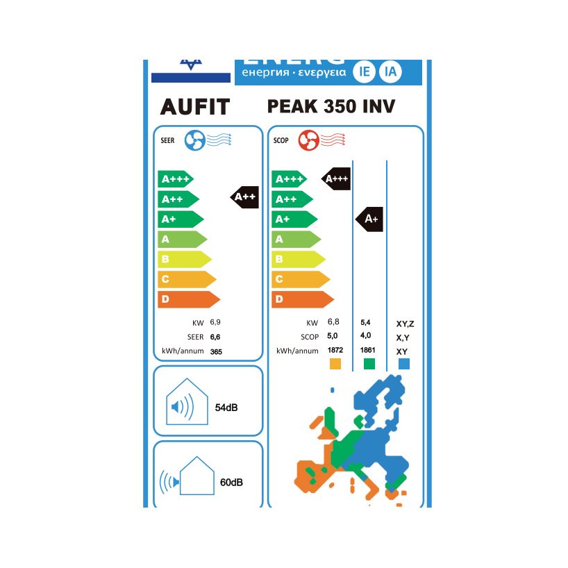 מזגן עילי אופיט פיק Aufit Peak Inverter 350