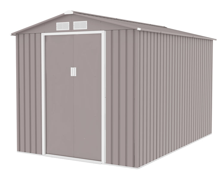 מחסן מתכת פרמיום 2.13X3.19 G710 צבע אפור דגם EverGreen