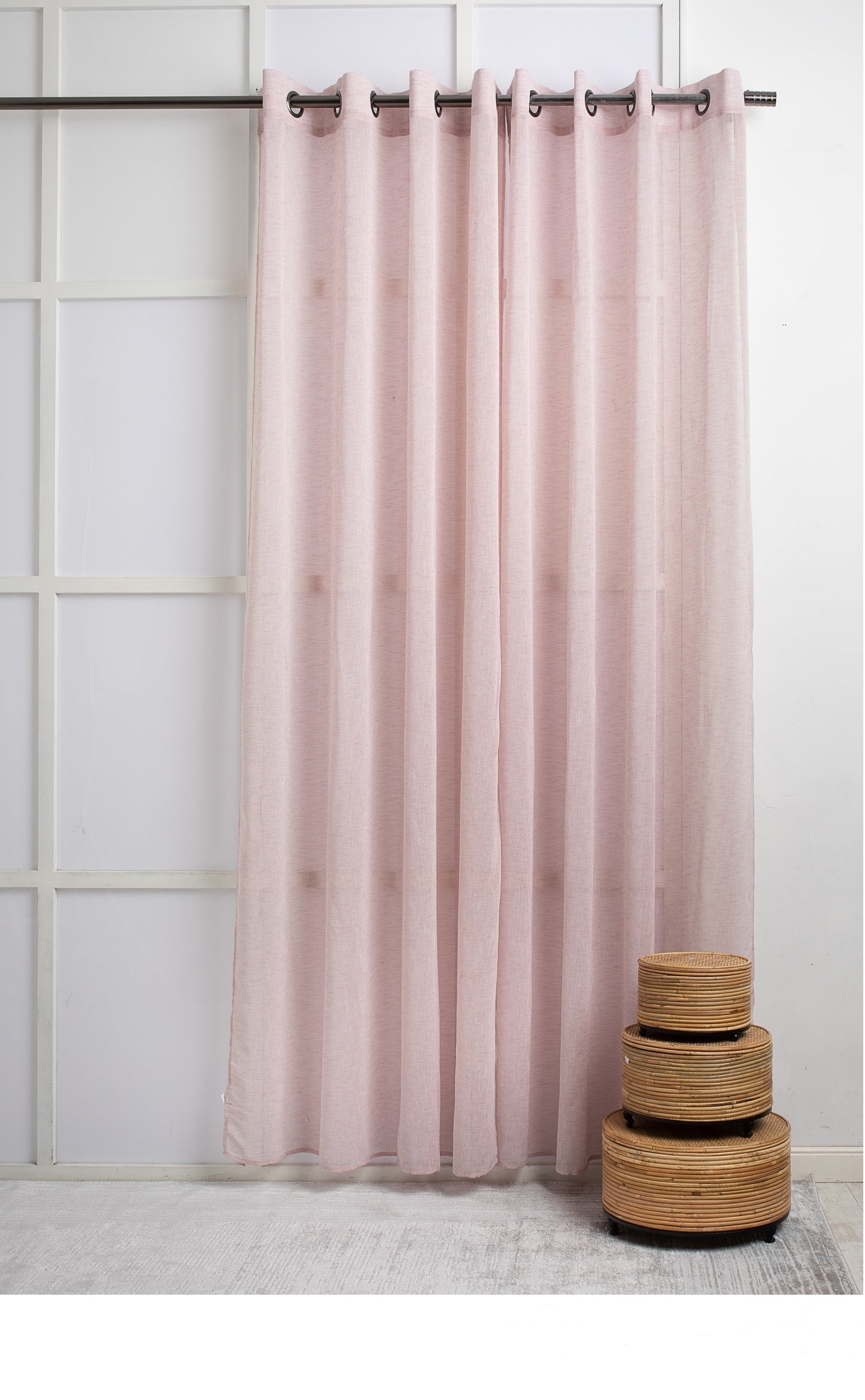 וילון רינג טוהר 250*140 ורוד