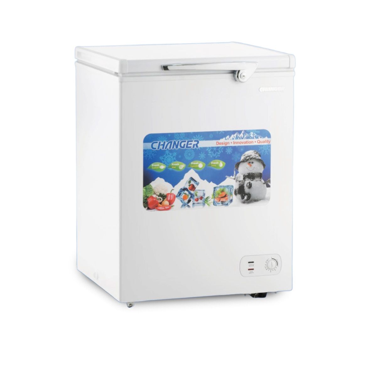 מקפיא ומקרר עומד לבן דגם CFCH-240W של צ'יינג'ר