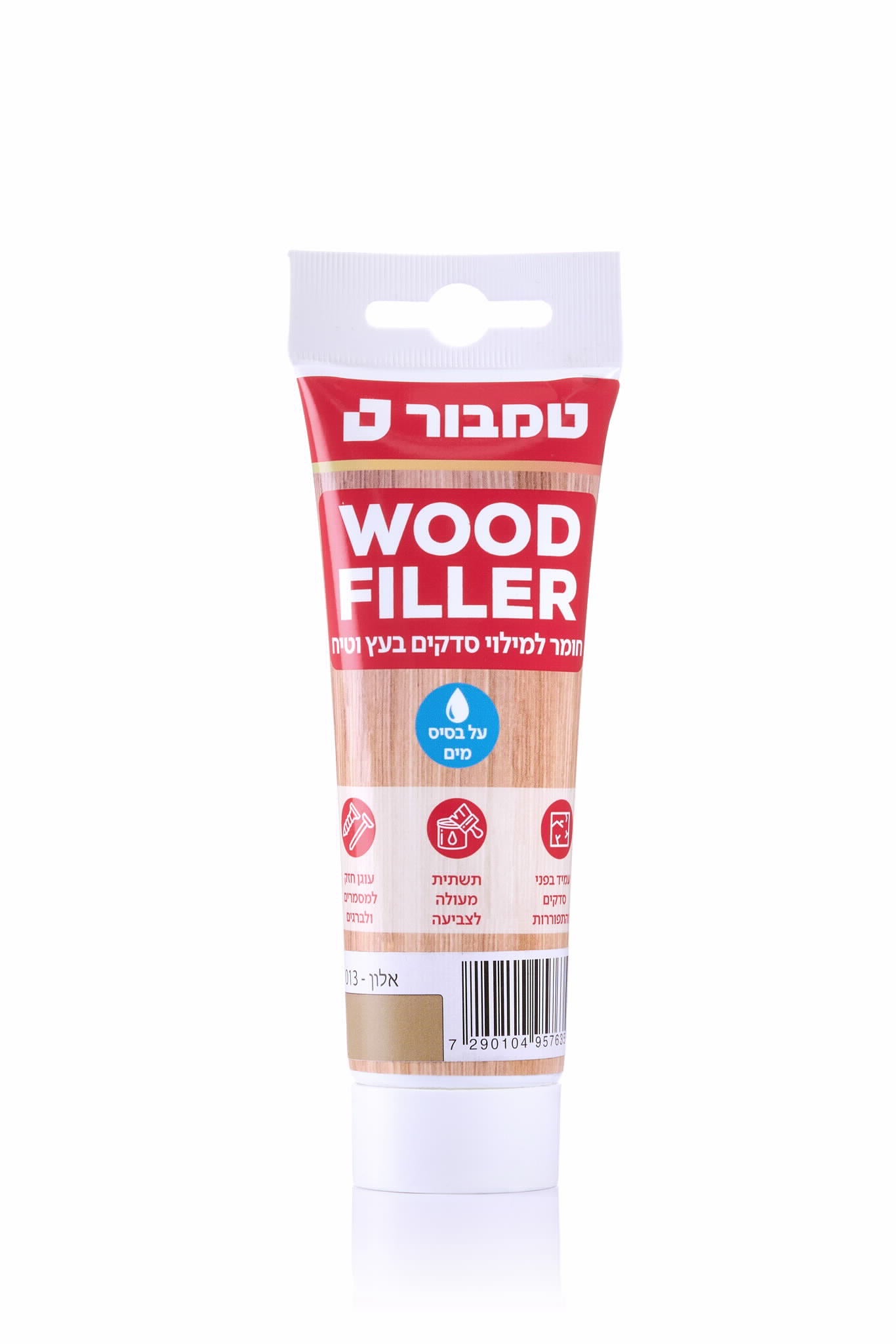 משחת מילוי WOOD FILLER גוון טיק 200 גרם