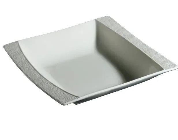 צלחת מנה עמוקה פורצלן 21X20 ס״מ