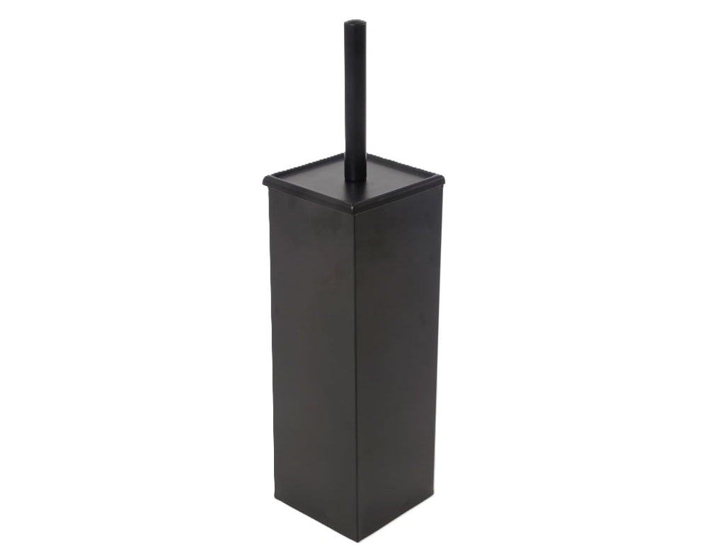 מברשת אסלה מרובעת שחור מט בעיצוב אורבני B-DECOR