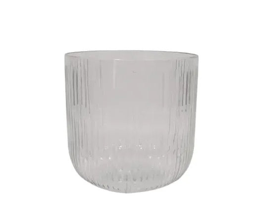 מעמד לנר או לעציצים 29X29X26 HEND MADE GLASS